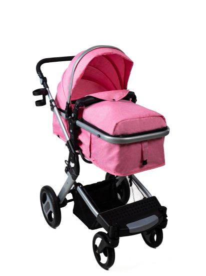 3 u 1 kolica za bebe - Pink